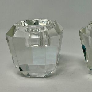 Crystal Candle Holder for Tapered Candle Sticks (Pair)